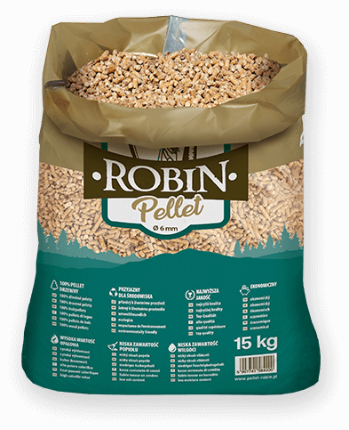worek pelletu opałowego Robin do kupienia w Brodnicy lub sklepie internetowym